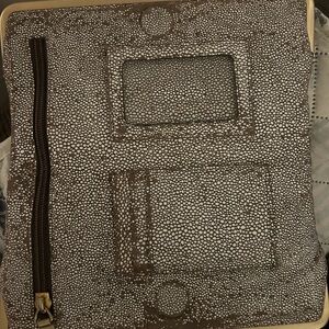 Textured Black and White Wallet HOBO ..great shape no stains